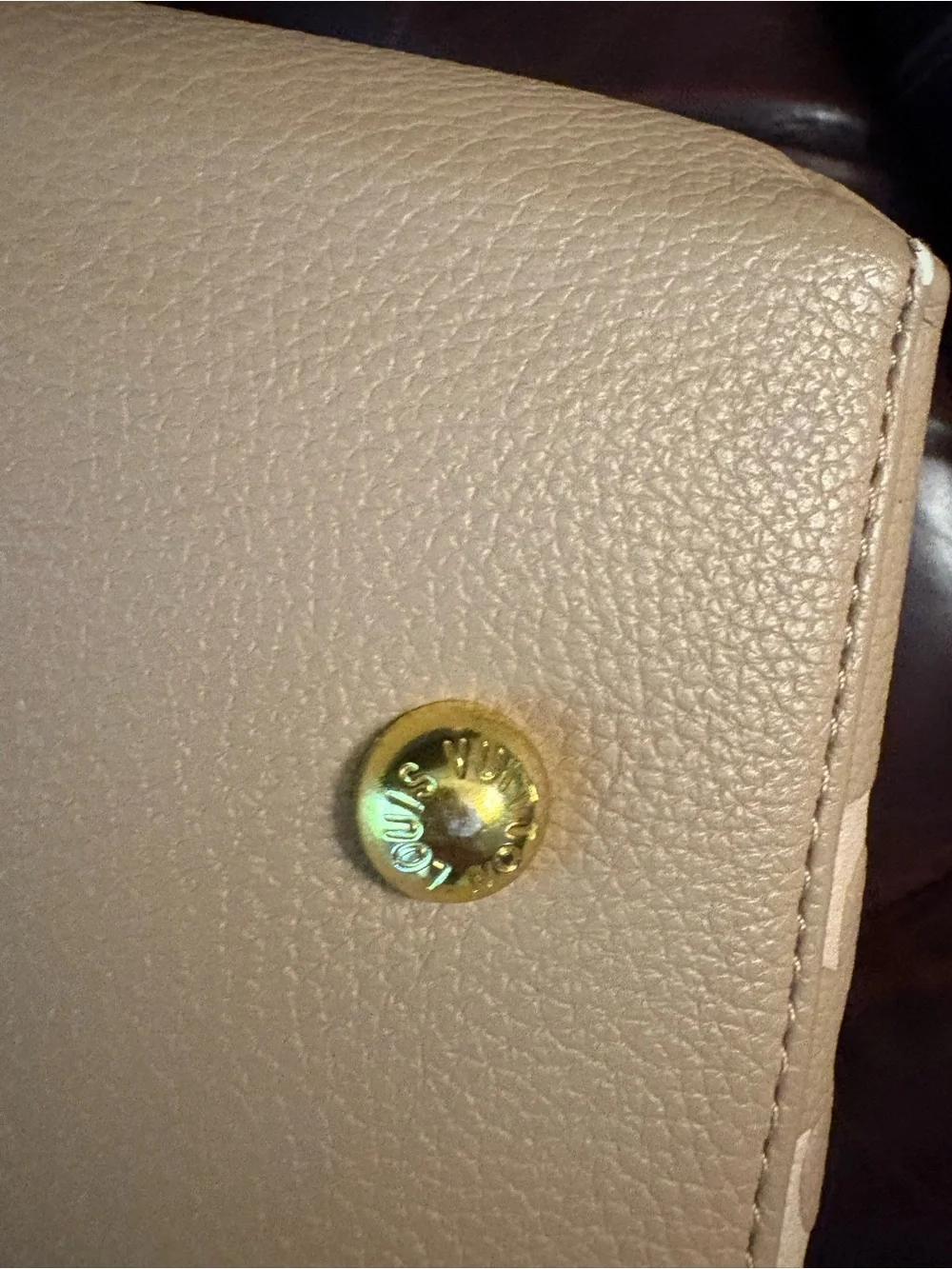 Taupe Luxury Shoulder Bag - Picture 14 of 16